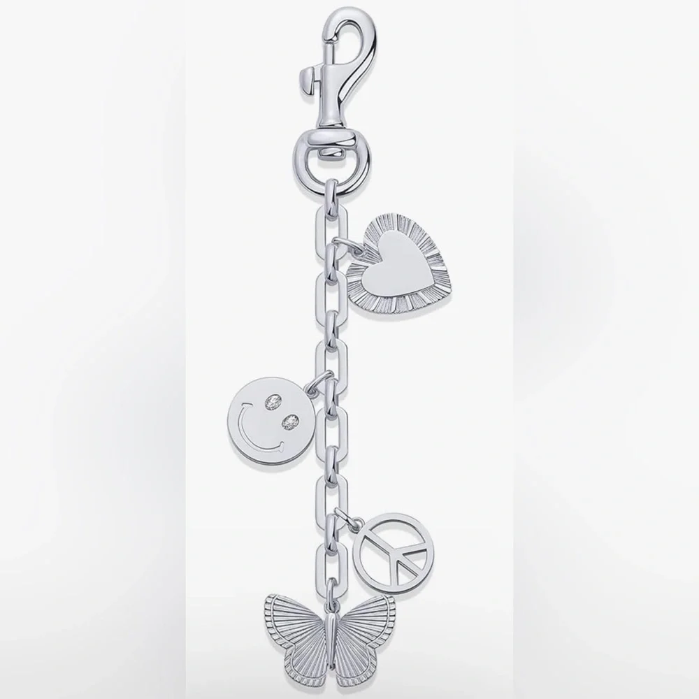 Heart and Smile Charm Bracelet AVAILABLE IN GOLD OR SILVER